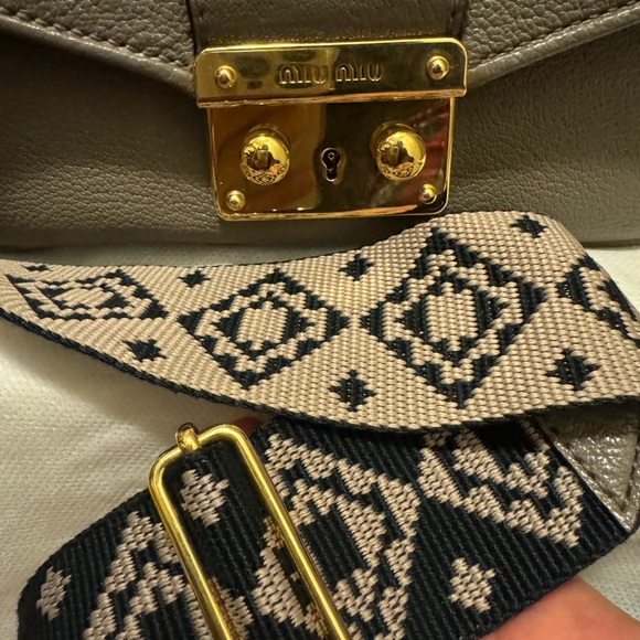 Original,pre owned, like new Miu Miu Madras. - Picture 6 of 8